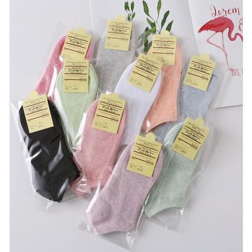 Boat Socks Cotton Woman Casual Wide Stripes Socks Foot Cover Lady Fashion Girls Low Hosiery Summer Short Ankle Socks Wholesale