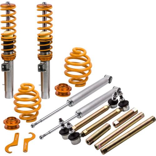4pcs Sway Bar Link suspension Coilover kit Coil Spring Strut Coilover Kit for BMW 3 Serie E46 316 318 1.6 1.8 shock absorber
