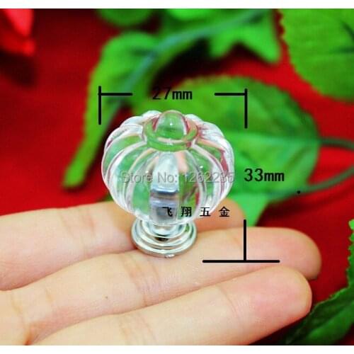 10pcs 33mm Round Diamond Crystal Glass Knobs Cupboard Pulls Colorful Drawer Knobs Cabinet Handles Furniture Handle Crown handle