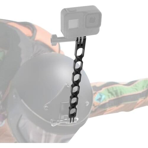 3Pcs Aluminum Helmet Mounting Rod Bracket for GoPro for Osmo Action Cameras Phone Selfie Handgrip Extension Arm