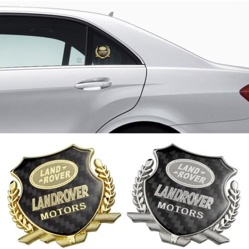 Car Emblem Decal for Land Rover Freelander 1 2 3 4 Discovery Evoque Range Rover Defender Velar L405 P38 Auto Sticker Accessories
