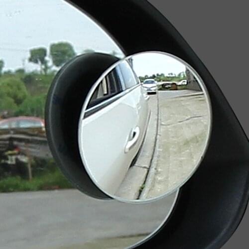 2pcs Frameless Small Round Mirror Rear View Blind Spot Glass Mirror For Kia Rio K2 K3 K5 K4 Cerato,Soul,Forte,Sportage R,SORENTO