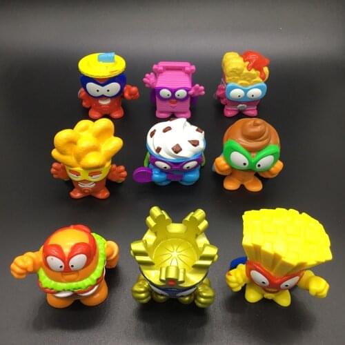 5-7cm Original Superzings Rare Gold Kactor Silver Action Figures 3CM Super Zings Collection Toys for Kids Surprise Gift
