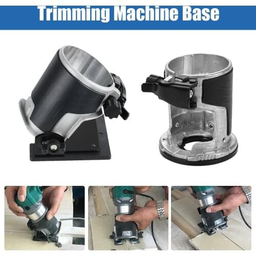 Electric Trimmer Base Aluminum Alloy Base Board for Woodworking Wood Cutter Carving Machine Suitable for Makita Trimming Maching