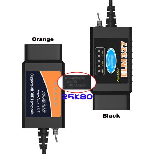 ELM327 USB V1.5 With Switch CH340T 25K80 chip modified for Ford Forscan FoCCCus HS CAN and MS CAN car OBD2 diagnostic tool