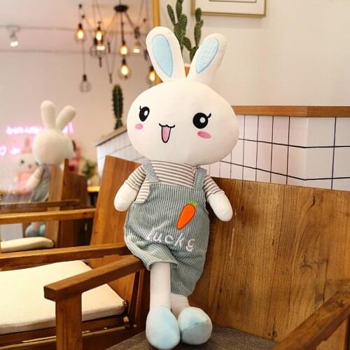 Cute Pet Rabbit Rweet Couple Bunny Doll Plush ToyAnimals Large accompany doll For Childrens Baby Girls Birthday Gift 2021 NEW