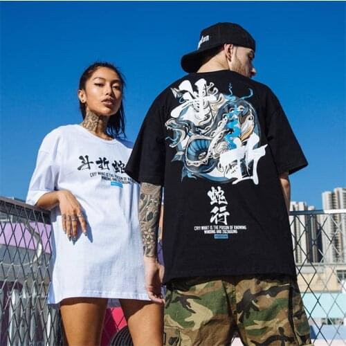 100% Cotton Chinese Satan Devil O Neck Brand Clothing Men T Shirt Top Tee Funny Tops Tees Male Casual Hip Hop Tshirt Streetwear