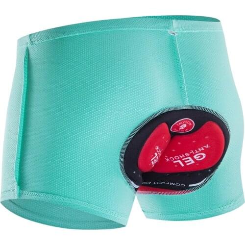 WOSAWE Mens Cycling Underwear 3D Gel Padded Cycling Shorts for Women Downhill Mtb Tights Breathable Quick Dry Bicycle Clothing