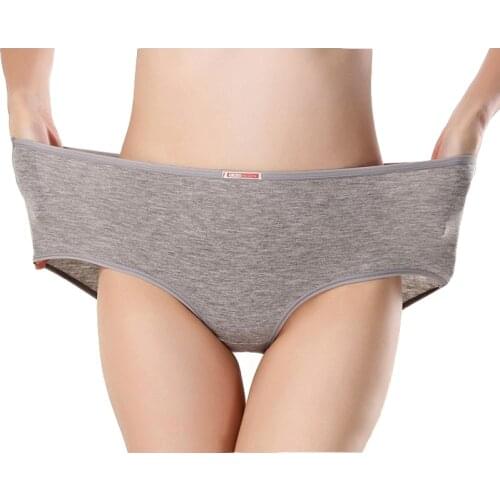 Solid Underwear Women Sexy Panties Cotton Briefs Womans Lingeries Cueca 3XL Calcinhas Shorts Panty Panties For Women Underpants
