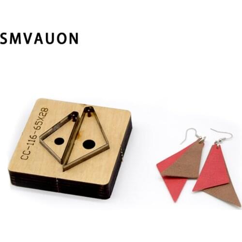 New Die Cut Wooden DIY Crafts Earrings Punch Blade Rule Cutting Wood Dies Cutter For Leather Paper Crafts
