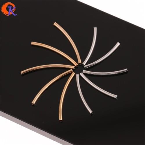 Cordial Design 100Pcs 25MM 30MM 35MM Jewelry Accessories/DIY Jewelry Making/Bend Pipe/Copper Material/Hand Made/Earring Findings