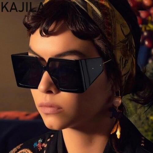 Fashion Oversized Square Sunglasses Women 2021 Luxury Brand Trendy Big Frame Sun Glasses For Female Gafas De Sol Hombre UV400