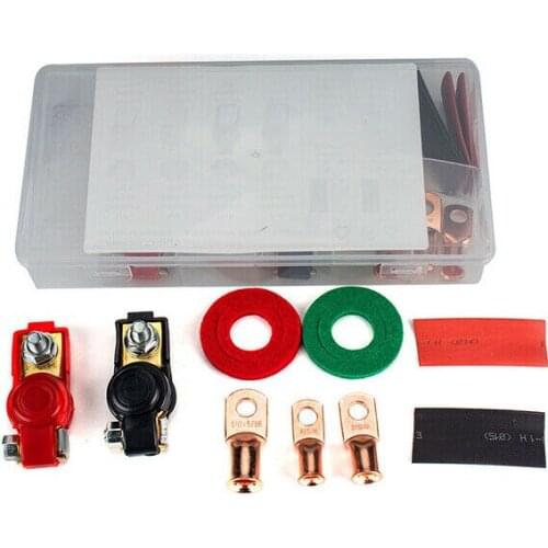 2 Pair Negative & Positive Battery Terminal Connector Clamp For Trucks Boats Car