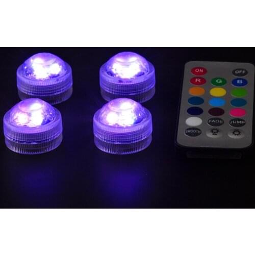 4*Submersible led paper lantern light vase party decoration wedding table centerpieces Waterproof LED party lights for decor