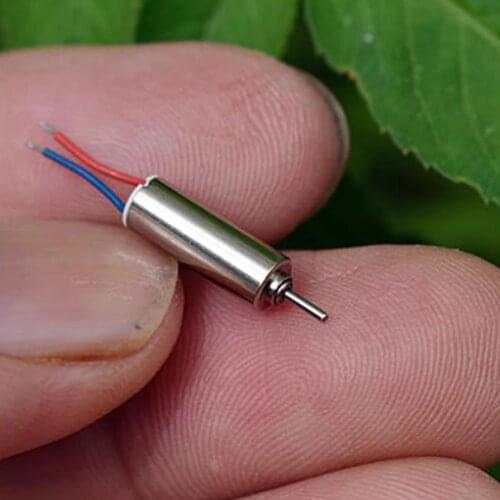 5pcs DC 3.7V Coreless Motor Micro 4mm*12mm NdFeB Strong Magnetic Ultra-high Speed 68000rpm for RC Drone Tail Engine Accessories