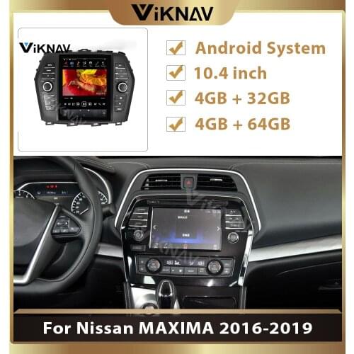 Android auto radio car multimedia player for Nissan MAXIMA 2016 2017 2018 2019 DVD player GPS navigation video player FM BT