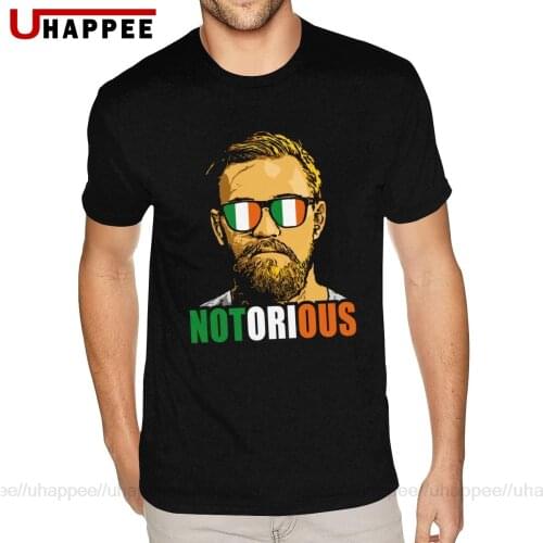 Cheap Graphic MMA Irish Conor Mcgregor Tees Shirt Men Custom Short Sleeves White Round Neck T-Shirt