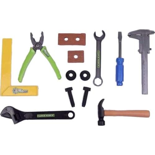 Childrens toys baby tools DIY play house screwdriver nut wrench teaching aid engineer Maintenance worker kids boys gift present