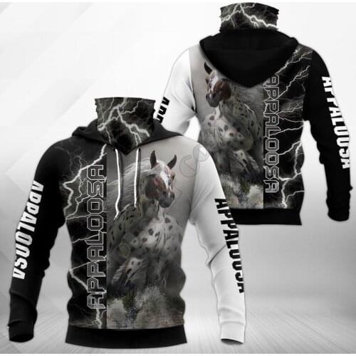 Appaloosa Horse 3D Printed Hoodies Harajuku Fashion Sweatshirt Women Men Casual Pullover Hoodie Mask Warm Drop Shipping