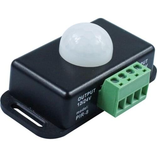 Body Infrared PIR Motion Sensor Switch DC 12V/24V For LED Light Strip Automatic