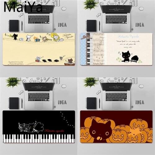 Maiya Top Quality Cute Kutusita Nyanko Comfort Mouse Mat Gaming Mousepad Free Shipping Large Mouse Pad Keyboards Mat