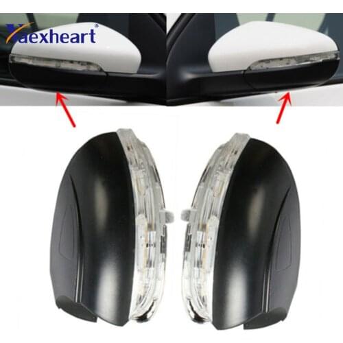 Left Right Side Mirror Indicator Turn Signal Light Cover For VW Golf MK6 GTI 2009-2012