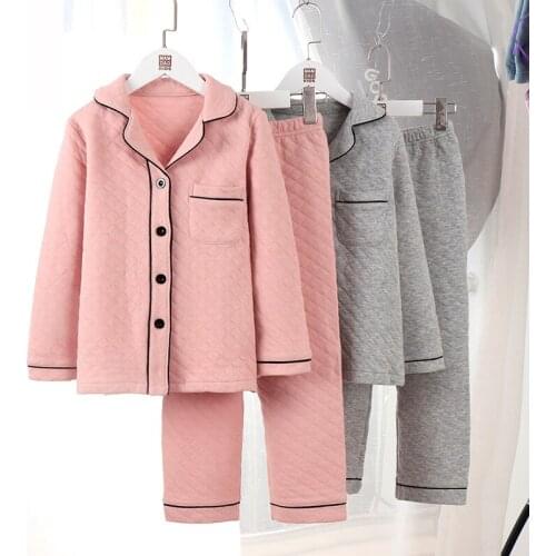 Hot Toddler Boy Pajamas Sets Cotton Childrens Pajamas Suit Casual Kids Christmas Pyjamas Set Baby Sleepwear Girls Home Clothing