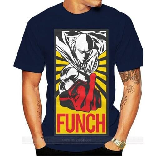 Male One Punch man T shirt Saitama Tees Casual Nice Short-sleeved Fashion Japan Anime Summer Camiseta Gift