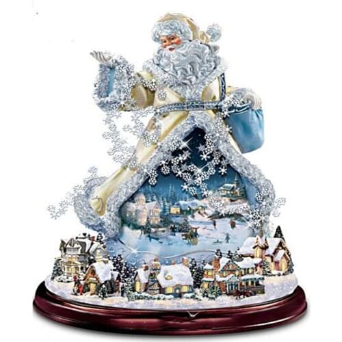 Snow Globe DIY Christmas 11CT Cross Stitch Embroidery Kits Craft Needlework Set Home Decoration For Living Room Dropshipping