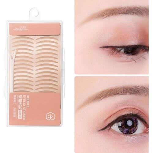 Skin-friendly And Comfortable Eyelid Tape Natural Invisible Double Side Eyelid Tapes Stickers Curved Eyelid Sticker Makeup Tools