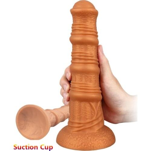 Super Long Horse Dildo Huge Animal Vagina Scale Dildo Dick Penis For Female Masturbation Anal Plug Adult Sex Toys For Women Men
