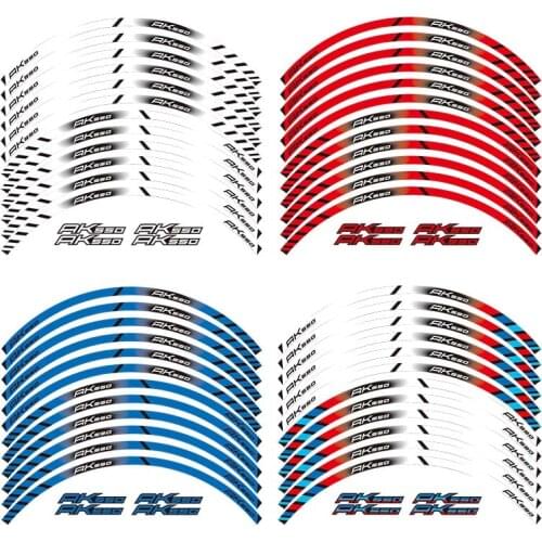 High quality Motorcycles Reflective sticker motorcycles wheel stickers Reflective Rim moto Stripe Tape For KYMCO AK550