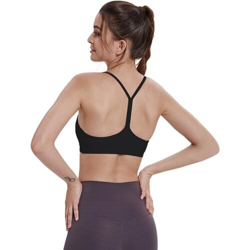 WHOUARE Sexy Women Sports Bras Gym Running Fitness Seamless Yoga Sport Breathable Crop Tops Push Up Shockproof Workout Bra
