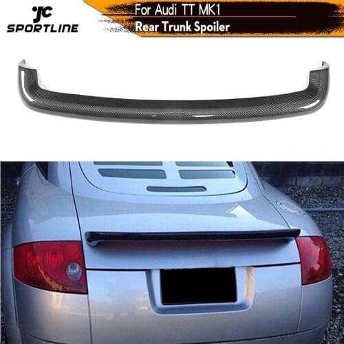 Rear Trunk Lip Spoiler Boot Wing for Audi TT 1998 - 2006 MK1 Type 8N Carbon Fiber Rear Trunk Spoiler Wing Lip