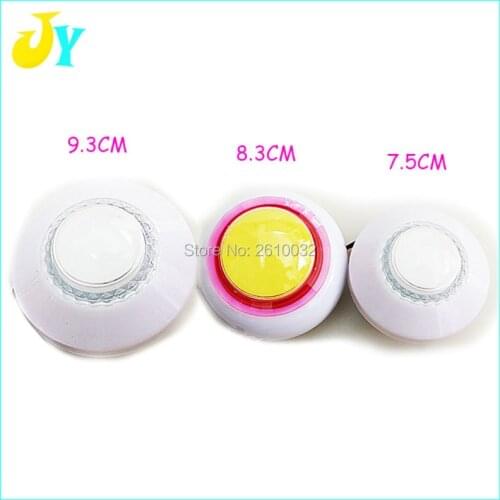 2pcs Free shipping Multicolour LED push button Illuminated edge automatic color change button with microswitch