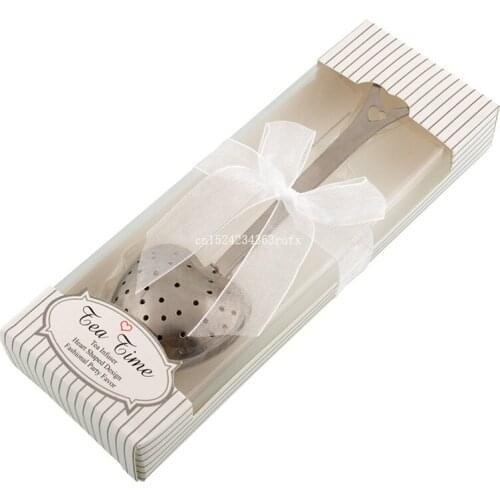 200pcs Heart Shaped Tea Infusers Stainless Steel Tea Tools Tea Leaf Filter Spice Strainer Teaware Home Office Kitchen Gadgets