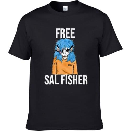 2021 Sally Face T Shirt Streetwear Male T-Shirt Harajuku Tops Funny For Streetwear Men Tees Free Sal Fisher T Shirt Male Cool