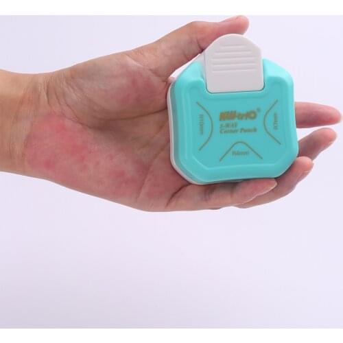 3-in-1 Mini corner trimmer Corner Rounder Punch R4/R7/R10mm Round Corner Trimmer Cutter for Card Photo Paper Laminating Pouches
