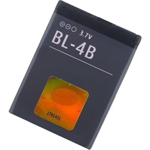 BL-4B BL4B 720mah 3.7V Replacement Battery For Nokia 2505 3606 3608 2670 2660 2630 6111 7070 Mobile Phone Rechargeable Battery