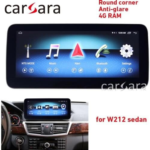 Android screen W212 Comand system upgrade touch display round corner head unit monitor anti-glare 10.25 GPS Navi E250 multimedia