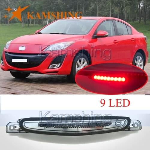 CAPQX For Madzda 3 BL Sedan 2010 2011 2012 2013 2014 2015 Refit LED Rear Mount Stop Lamp Third Brake Light Additional Brake Lamp