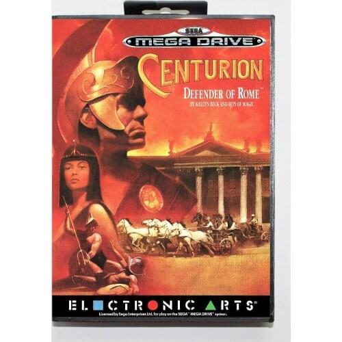 Centurion defender of rome 16 bit SEGA MD Game Card With Retail Box For Sega Mega Drive For Genesis