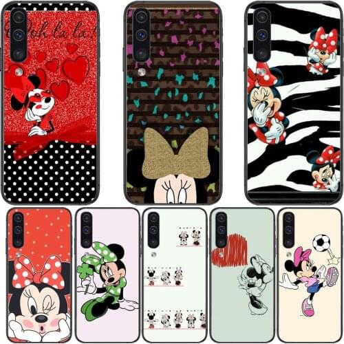 Minnie Mouse Hot Sale Phone cover hull For SamSung Galaxy S8 S9 S10E S20 S21 S5 S30 Plus S20 fe 5G Lite Ultra black soft case