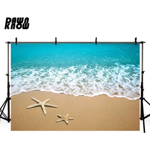 DAWNKNOW Seaside Photography Background Spoondrift Sand Wedding Photographic Backdrops Photo Studio Children Photocall lv623