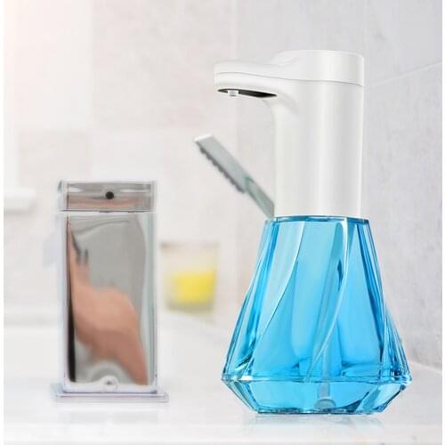 Liquid Soap Dispenser USB Charging Handsfree 450ml Automatic Soap Dispenser Foam Soap Dispenser for Bathroom Hospital