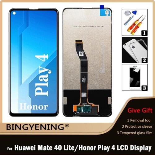 Original For Huawei Honor Play 4 LCD Display Screen Touch Digitizer Assembly For 6.8 inch Huawei Mate 40 Lite/Maimang 9 Replace