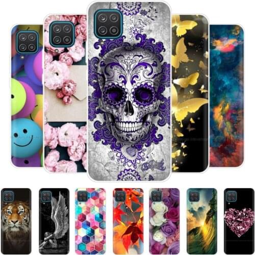 For Samsung Galaxy A12 Case Cover Silicon Soft TPU Phone Case for Samsung A12 GalaxyA12 A 12 SM-A125F A125 Bumper 6.5 inch Coque