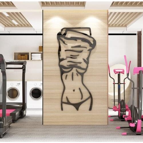 Home decor Sexy beauty Acrylic Wall stickers For Bar KTV mural Living room Background wall Creative Decoration New arrival