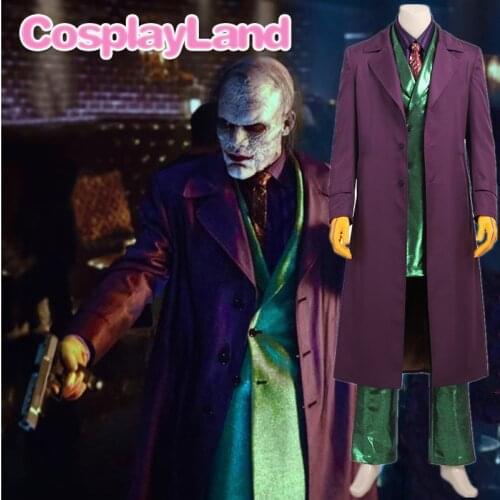 Gotham Joker Cosplay Costume Carnival Halloween Jerome Valeska Outfit Fancy Jeremiah Valeska Costume Men Suit Jacket
