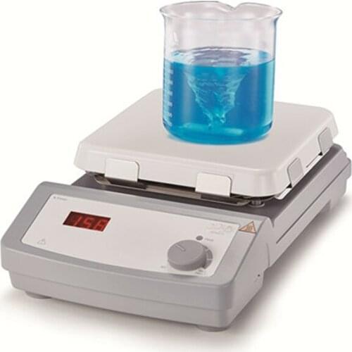 Laboratory LED Digital 7 inch Square 550C Glass Ceramic Hot Plate HP550-S
